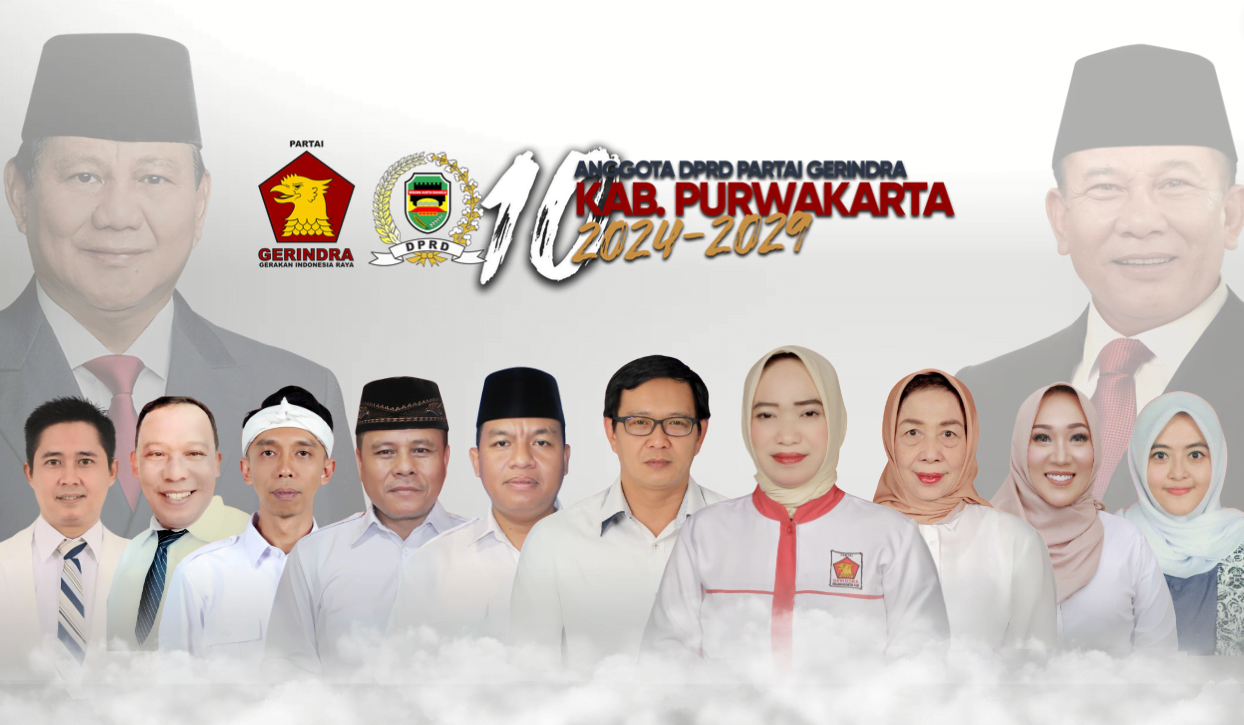 10 Kader Terbaik Gerindra Resmi Dilantik sebagai Anggota DPRD Kabupaten Purwakarta 2024-2029 purwakarta