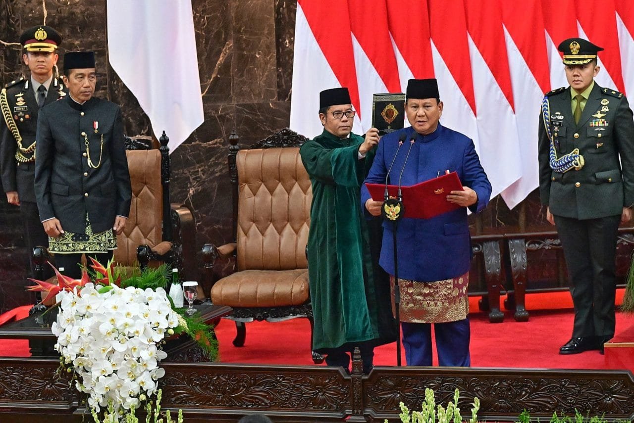 Prabowo dan Gibran Resmi Dilantik sebagai Presiden dan Wakil Presiden RI ke-8