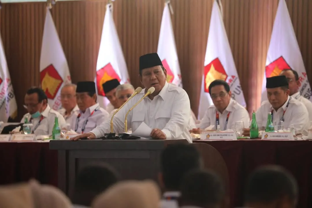KLB Partai Gerindra: Prabowo Terpilih Sebagai Ketua Umum dan Dewan Pembina