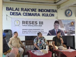 Reses DPRD Jabar, George Edwin Sugiharto, di Losarang, Indramayu.