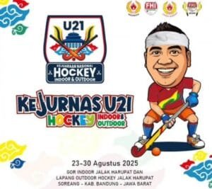 Syahrir Ketua Umum FHI Jabar saat persiapan Kejurnas Hockey U21