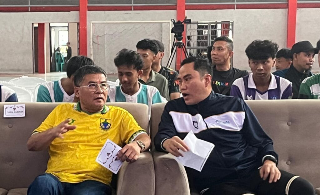 Abdul Karim ldan Erwan Setiawan di Liga Futsal Cianjur