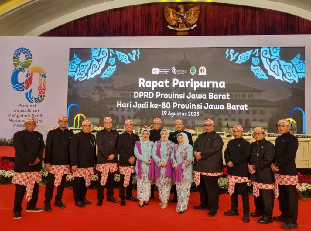 Andhika Surya Gumilar memberikan ucapan selamat HUT Jawa Barat