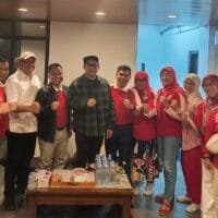 Pradi bersama Walikota dan wakil walikota Depok dampingi konser Pasha Ungu.