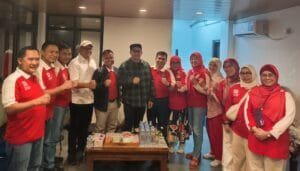 Pradi bersama Walikota dan wakil walikota Depok dampingi konser Pasha Ungu.