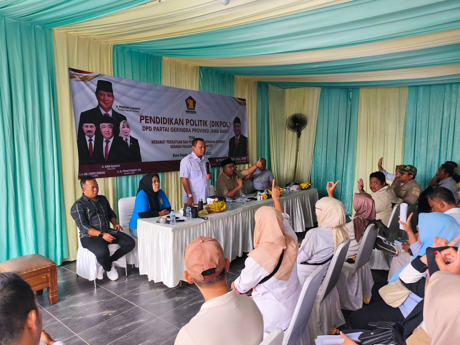 Pradi Supriatna Giat DIKPOL di Depok, Perkuat Persatuan dan Gerakan Koperasi