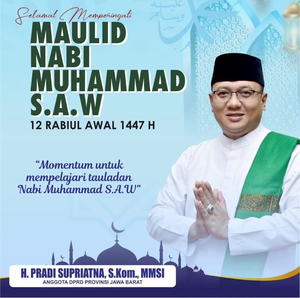 Anggota DPRD Jabar Pradi Supriatna sampaikan pesan kebangsaan di peringatan Maulid Nabi Muhammad SAW