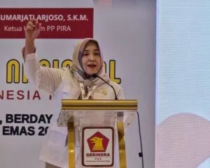 Ketua PD PIRA Jabar, Prasetyawati, di Munas PIRA, 9-10 Oktober 2025.