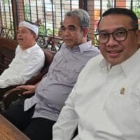 George Edwin Sugiharto Dukung Revitalisasi Wisma MPR Bandung George Edwin Sugiharto bersama Ketua MPR RI Ahmad Muzani meninjau Wisma MPR Bandung pasca dibakar demo