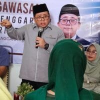 Ricky Kurniawan saat melaksanakan kegiatan pengawasan pemerintahan di Kelurahan Nanggewer, Kecamatan Cibinong, Kabupaten Bogor