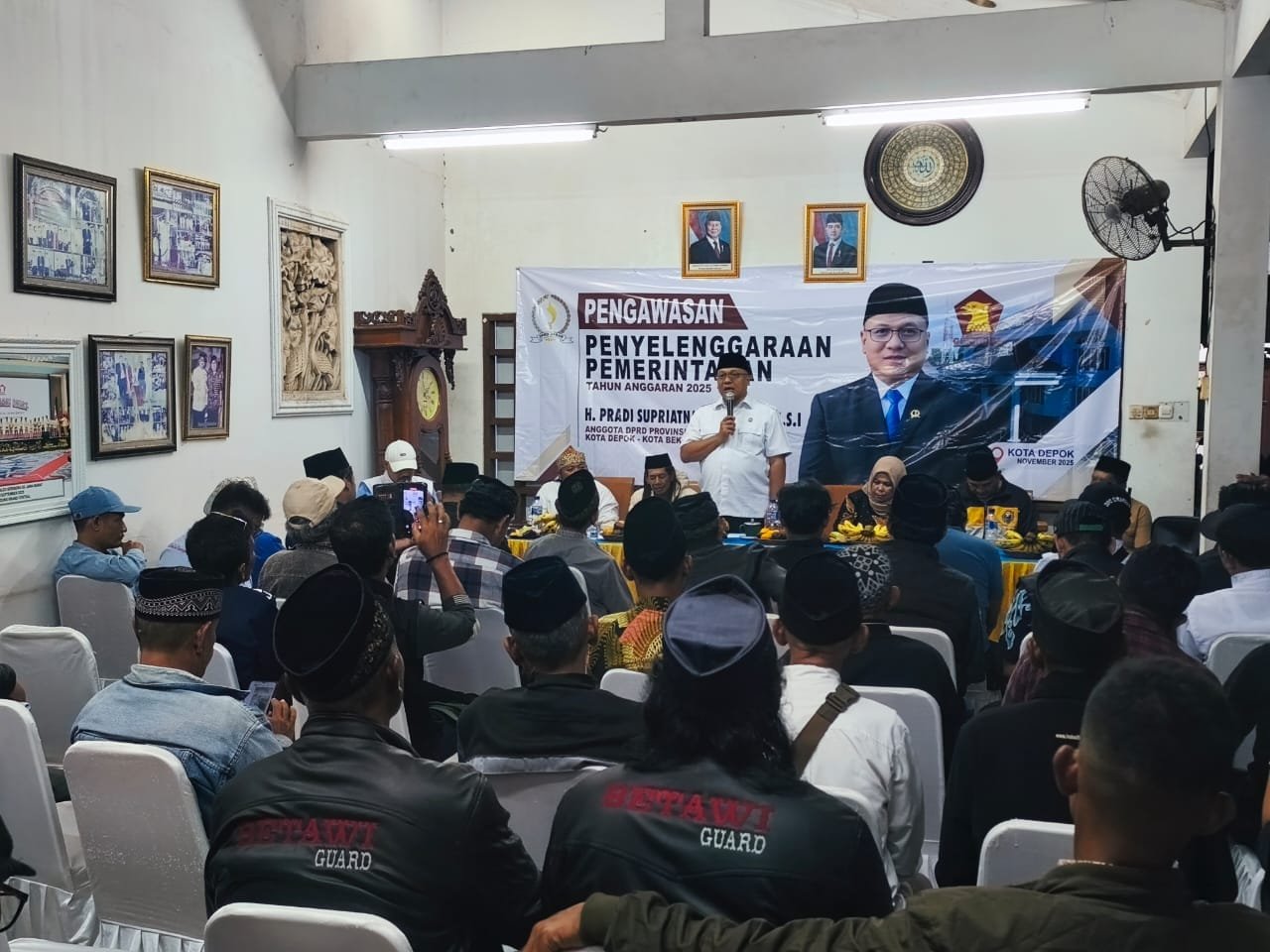 Pradi Supriatna Gelar Pengawasan Pemerintahan dan Silaturahmi Forkabi Depok