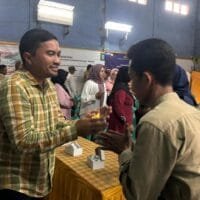 Andhika Surya Gumilar mengikuti kegiatan Hari Pahlawan 2025 di Bandung.