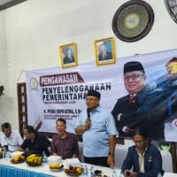Pradi Supriatna berdiskusi dengan insan pers mengenai agenda Pembangunan Depok