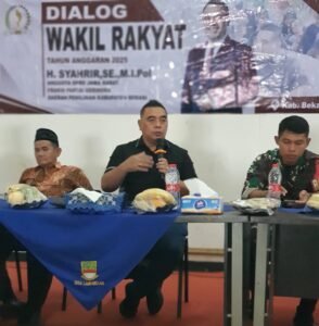 Syahrir menggelar Dialog Wakil Rakyat 2025 bersama warga Desa Lambangsari