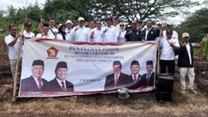 Haris Sanjaya menghadiri aksi lingkungan dan sosial Gerindra Tasikmalaya di Situ Sanghyang