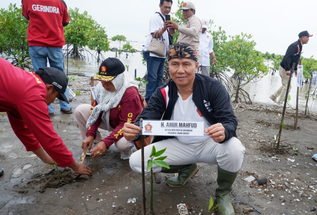 Penanaman mangrove sebagai upaya perlindungan alami pantai dari abrasi