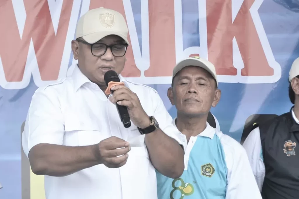 Pradi Supriatna menghadiri Gerak Jalan Harmoni pada peringatan HAB ke-80 Kementerian Agama di Depok