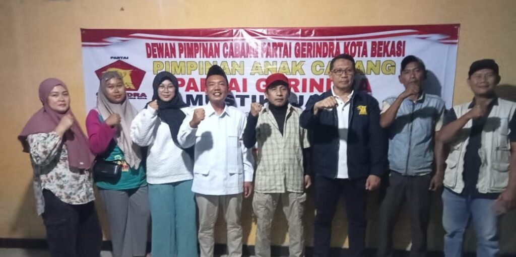 PAC Gerindra Kota Bekasi menggelar doa bersama menyongsong Tahun 2026