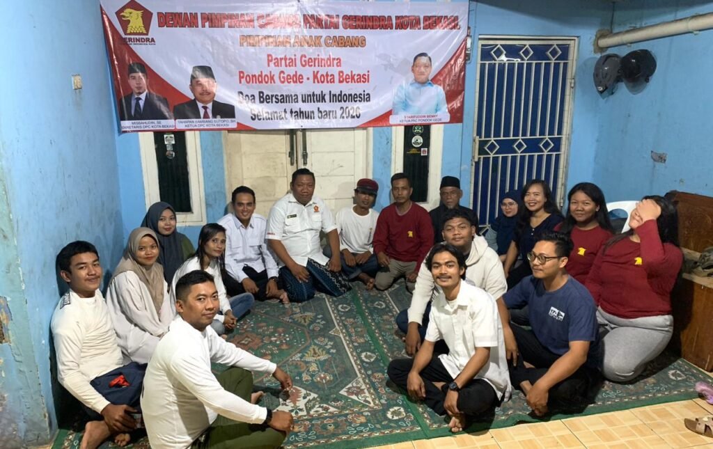 Doa bersama serentak PAC Gerindra se-Kota Bekasi