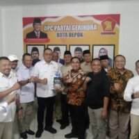 KPU dan Bawaslu Kota Depok melakukan safari politik ke Kantor DPC Partai Gerindra Depok