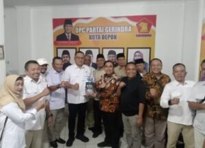 KPU dan Bawaslu Kota Depok melakukan safari politik ke Kantor DPC Partai Gerindra Depok