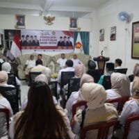 Ganjar Ramadhan dan Bupati Cianjur Potong Tumpeng