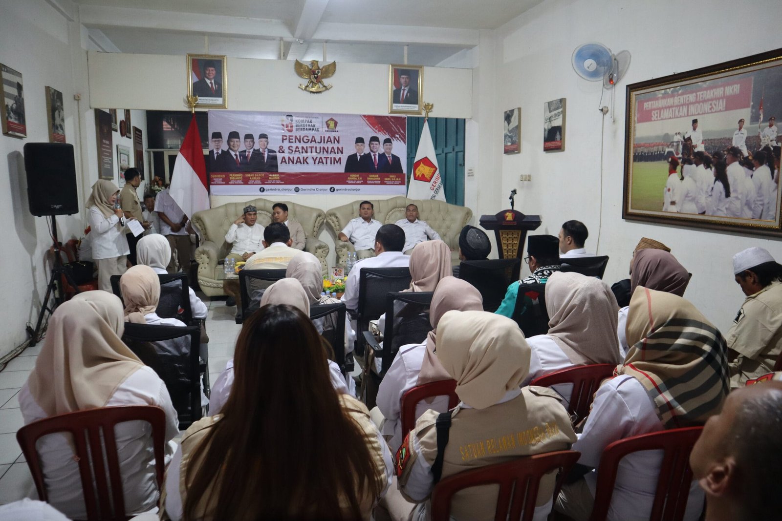 Gerindra Cianjur Perkuat Kepedulian Sosial di HUT ke-18, Gedung DPC Baru Segera Diresmikan