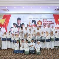 HUT 18 Tahun Gerindra, DPD Jawa Barat Aksi Berbagi