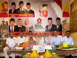 Kader dan pengurus Gerindra Kuningan terlibat dalam aksi sosial peduli lingkungan dan disabilitas
