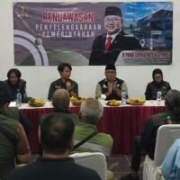 Pradi Supriatna saat diskusi bersama IJTI Depok membahas banjir dan tata ruang.
