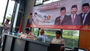 Kegiatan doa bersama kader Gerindra Tasikmalaya menjelang Ramadan.