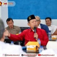 Daddy Rohanady saat rapat kerja DPRD Jawa Barat