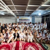 Pengurus dan kader Gerindra KBB menghadiri kegiatan buka puasa bersama Ramadan