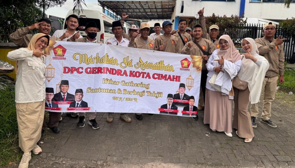 Kader Gerindra Cimahi saat buka puasa bersama