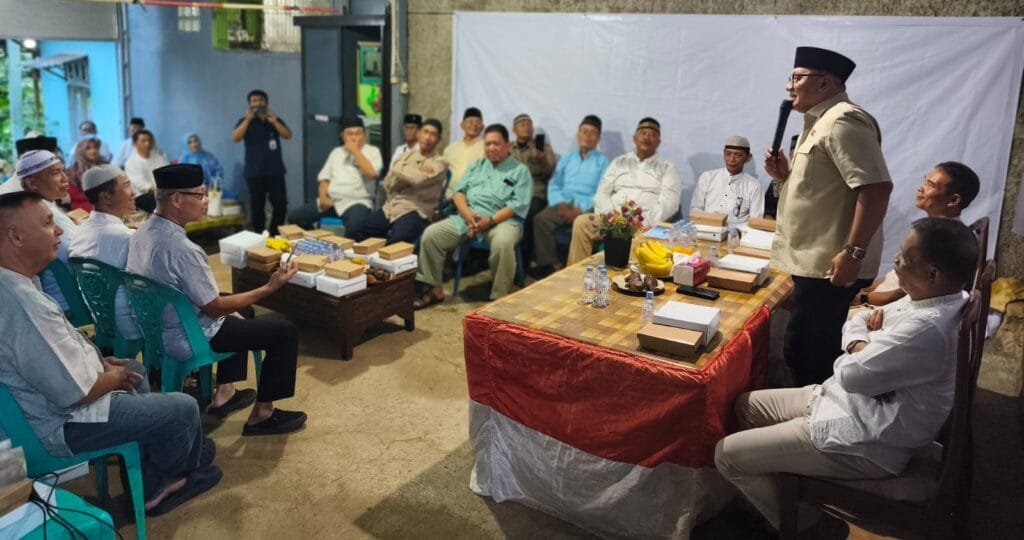 Pradi Supriatna bersama Ketua PPIR Depok Letkol Purn Sayidi dalam kegiatan konsolidasi PPIR Kota Depok