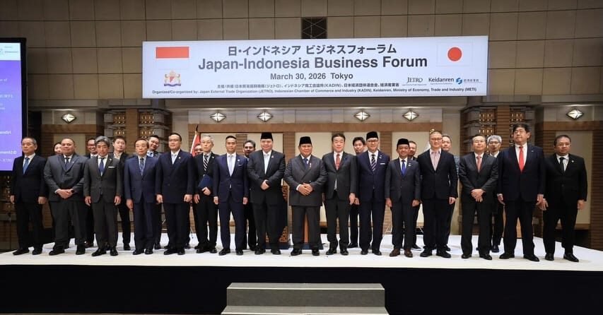 Prabowo Subianto membahas energi terbarukan dalam forum bisnis di Tokyo