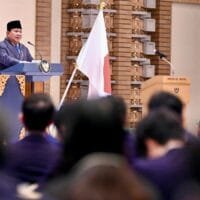 Prabowo Subianto bersama Perdana Menteri Jepang dalam pertemuan bilateral di Tokyo