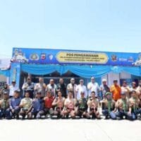 Ketua Komisi IV DPRD Jabar Rizaldi Danar Priambodo saat memantau kesiapan arus mudik Lebaran