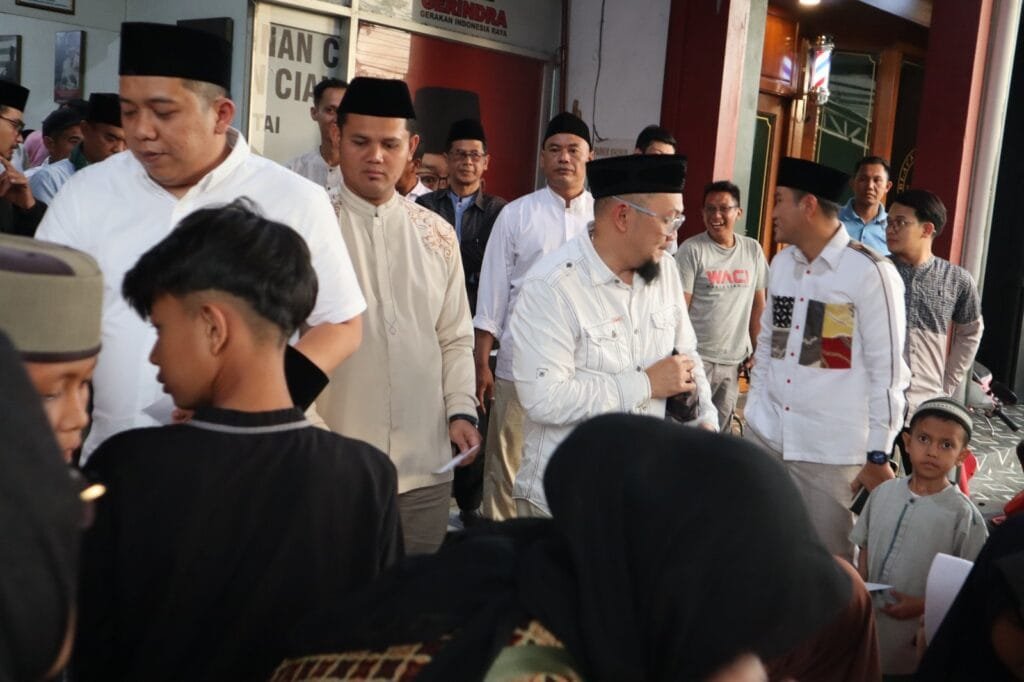 Kegiatan santunan anak yatim oleh DPC Gerindra Cianjur