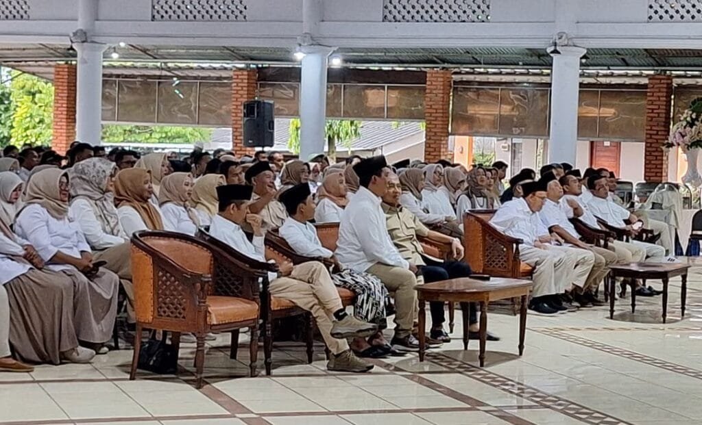 Struktur Partai Gerindra dari DPC, PAC, dan ranting Kota serta Kabupaten Tasikmalaya menghadiri kegiatan silaturahmi di Hotel Mandalawangi