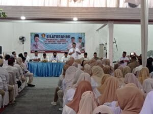 Suasana Gerindra Depok konsolidasi yang dihadiri jajaran DPC, PAC, dan Fraksi