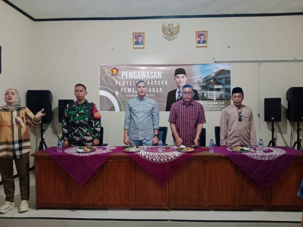 Abdul Karim Tinjau Irigasi Tersier di Cianjur