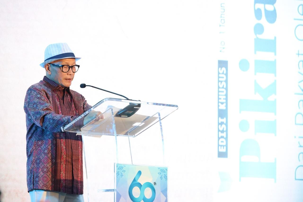 Buky Wibawa Karya Guna Berikan Sambutan di HUT ke-60 Pikiran Rakyat
