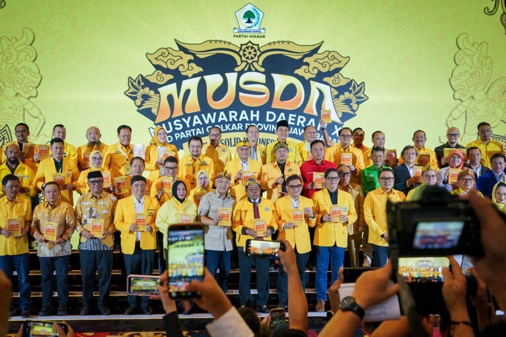 Kegiatan silaturahmi antarpartai dalam Musda Golkar Jawa Barat