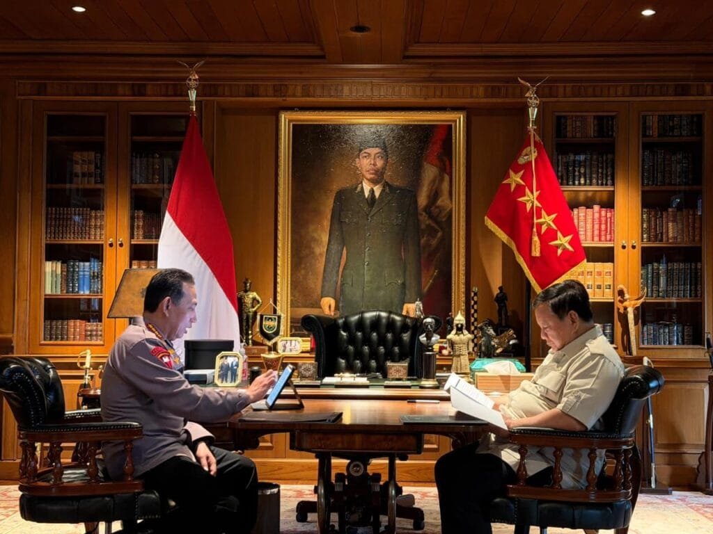 Pertemuan Prabowo dan Listyo Sigit Bahas Keamanan Nasional