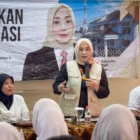 Prasetyawati Gelar Pendidikan Demokrasi di SMAN 1 Kemang Bogor
