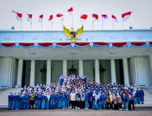 Pelajar FOJB Jawa Barat Kunjungi Istana Kepresidenan Jakarta