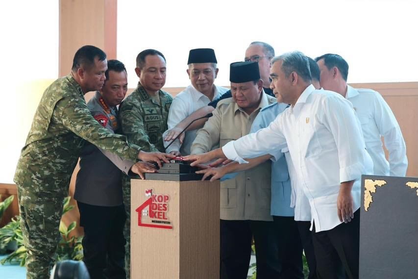 Prabowo Resmikan 1.061 Koperasi Merah Putih