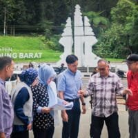 Prasetyawati Tinjau Pembangunan Gapura Perbatasan
