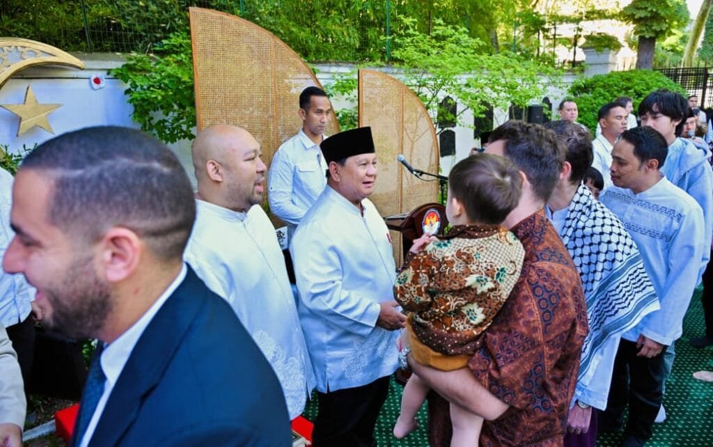 Presiden Prabowo Bersilaturahmi dengan Diaspora Indonesia Usai Salat Iduladha